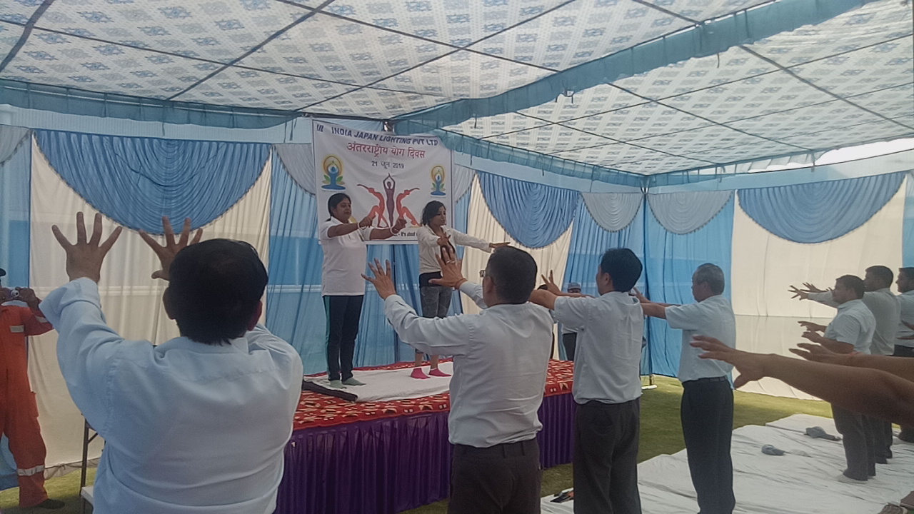 The International Day of Yoga |  Ms Sangamitra instructor from SWASTH BHOOMI PRIVATE LIMITED